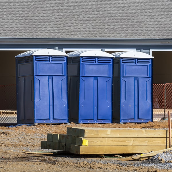 what is the cost difference between standard and deluxe portable toilet rentals in Cottageville WV